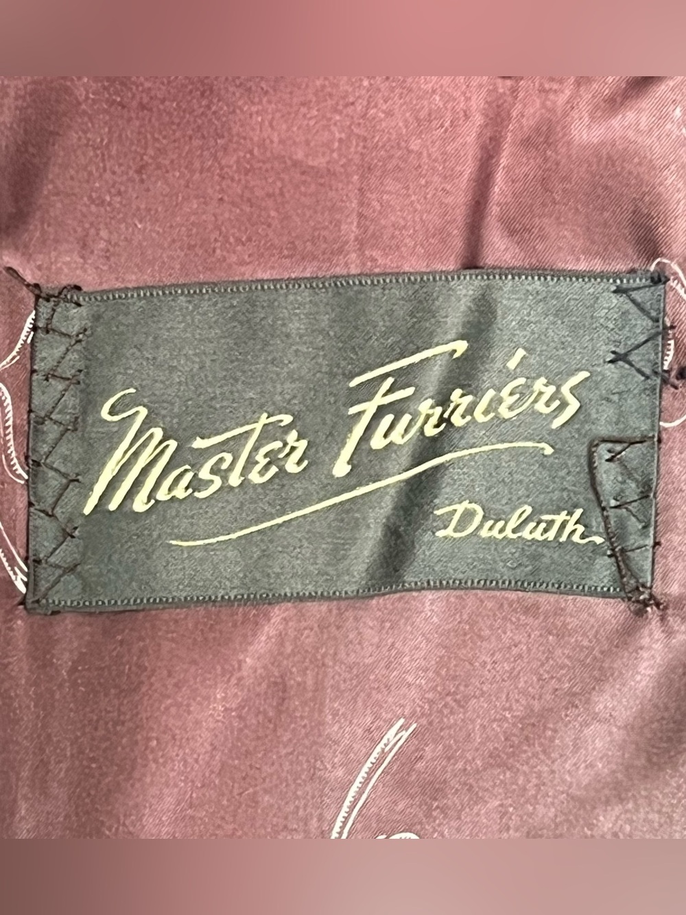 Vintage 50's Fur Coat Master Furriers Duluth Dark Brown Fits Size Small 6 Jacket - Picture 11 of 16